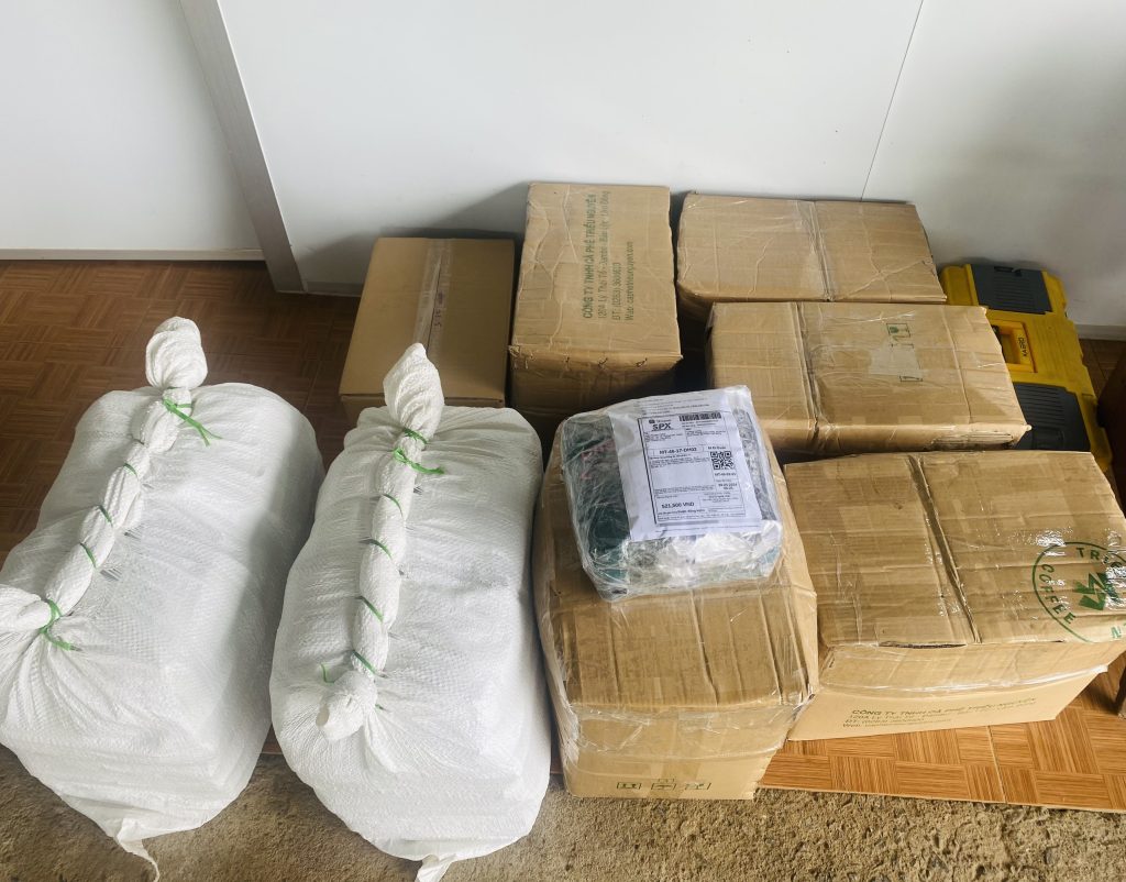 trieunguyen coffee giao hàng 2